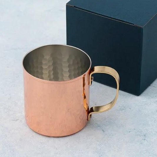 Japanese Copper Mug - Insulated Straight Tumbler, High Thermal Conductivity, Keeps Drinks Cold, Made in Japan| Forgot Souvenir