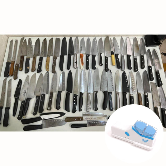 Used Japanese Chef Knives Lot of 155 – Santoku, Nakiri, Deba – For Parts or Repair – Japan Import – Vintage Kitchen Tools| Forgot Souvenir