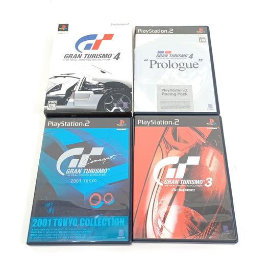 Used Japanese Gran Turismo GT3 A-spec GT4 Prologue GT Concept 2001 PS2 Game Lot The Real Driving Simulator Tested